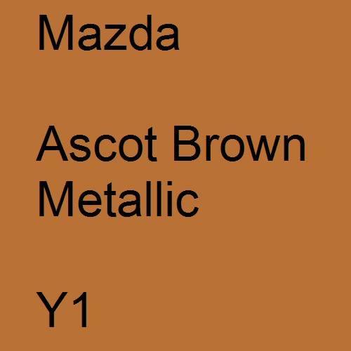 Mazda, Ascot Brown Metallic, Y1.